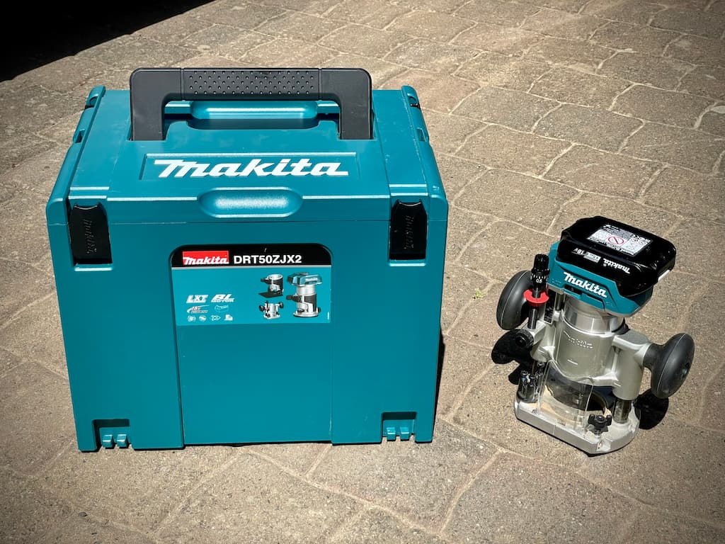 Box zum praktischen transportieren der Funktionsfräse