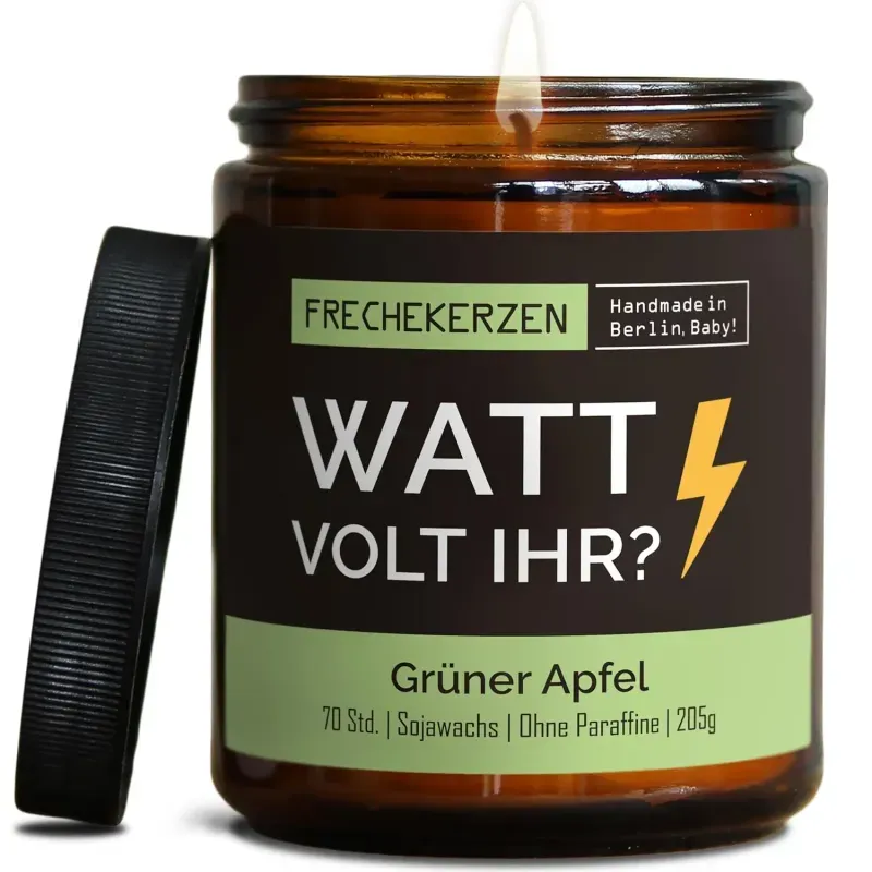 Lustige Duftkerze für tolles Ambiente