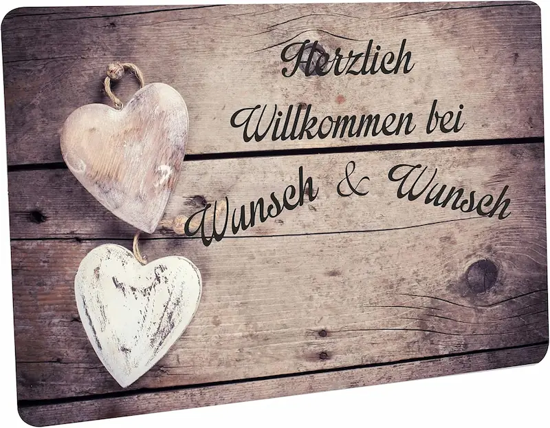 Willkommens Fußmatte mit eigenen Motiven