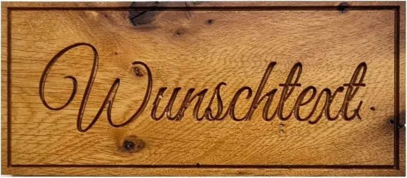 Individuelles Türschild