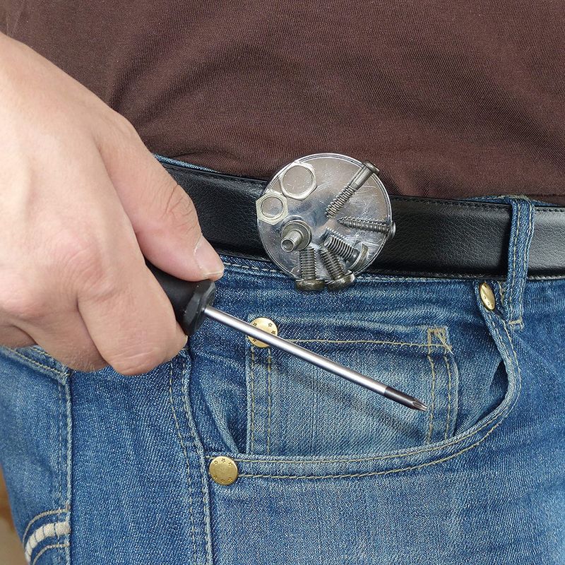 Magnetische Gürtelschnalle um Werkzeug zu befestigen