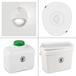 Bausatz der Trockentrenntoilette von Kildwick