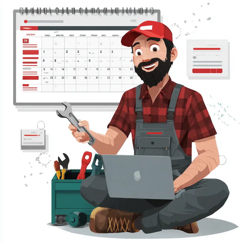 Einsatzplanung im Handwerk mit einer Plantafel